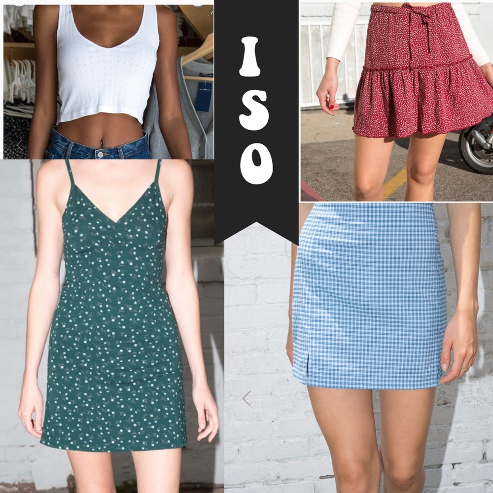 ISO- any of these brandy melville items